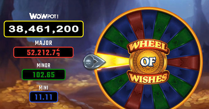 Jackpot record gagné au casino en ligne sur Wheel of Wishes